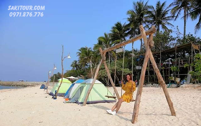Cắm trại ở Đảo Bé Lý Sơn