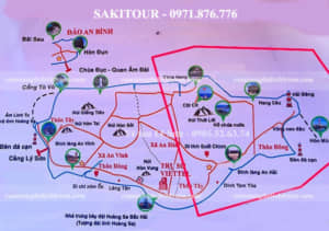 Bản đồ du lịch Lý Sơn